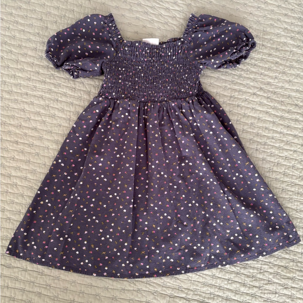Adorable blue floral print dress